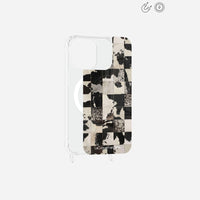 Plaque Imprimee Magnetique iPhone 14 Pro Max Noir 6.7 Pouces