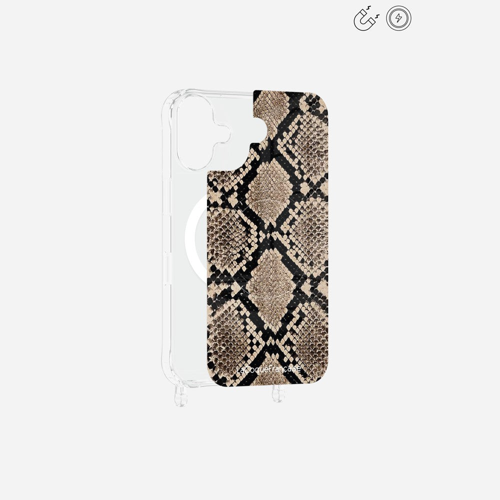 Plaque Imprimee Magnetique iPhone 17 Beige 6.3 Pouces