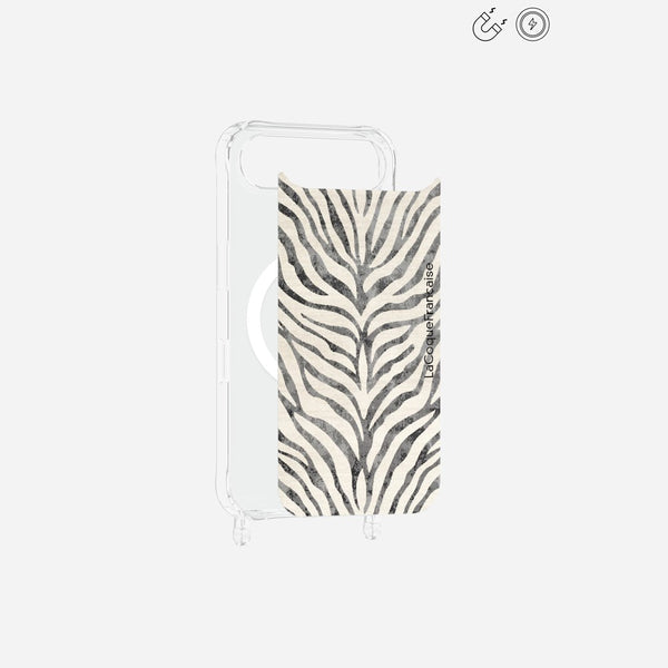 Plaque Imprimee Magnetique iPhone 17 Air Noir 6.7 Pouces