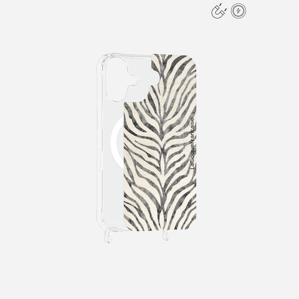 Plaque Imprimee Magnetique iPhone 17 Noir 6.3 Pouces