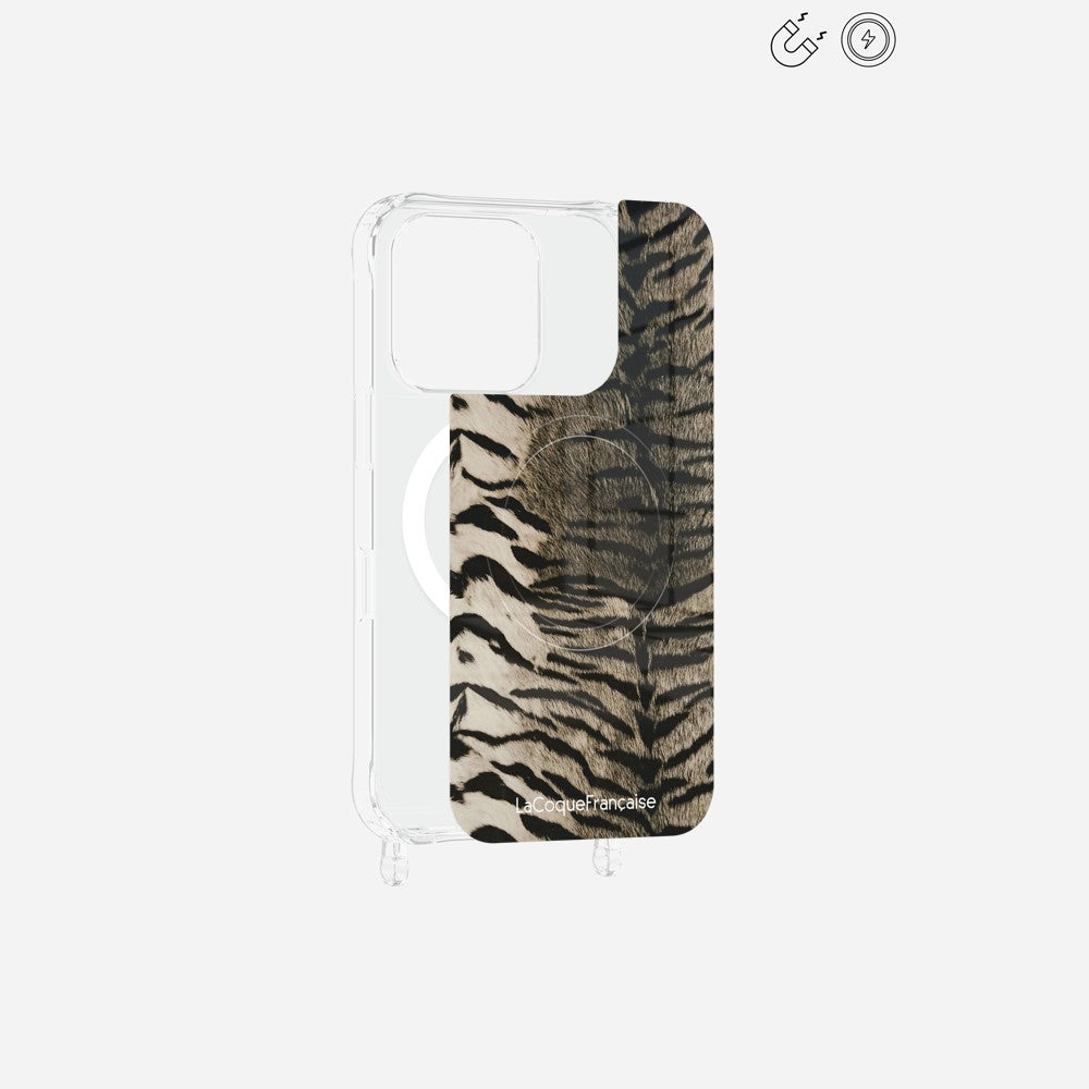 Plaque Magnetique Imprimee Zebre Gris