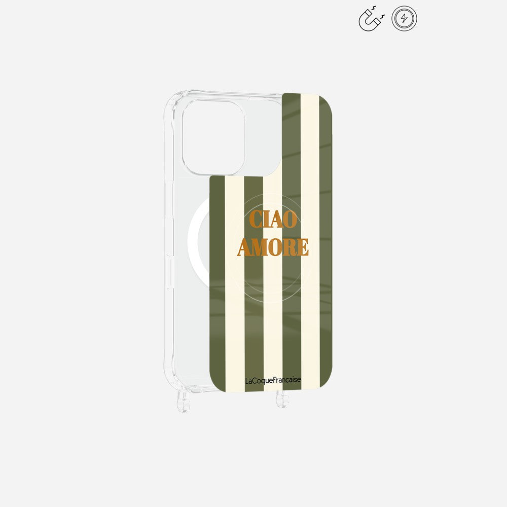 Printed Magnetic Sign Ciao Amore Khaki
