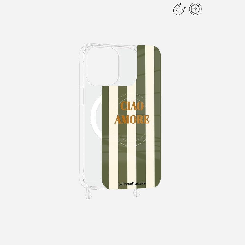 Printed Magnetic Sign Ciao Amore Khaki