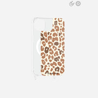 Plaque Imprimee Magnetique iPhone 15 Plus Marron 6.7 Pouces