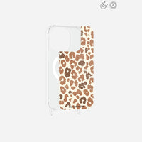 Plaque Imprimee Magnetique iPhone 14 Pro Marron 6.1 Pouces