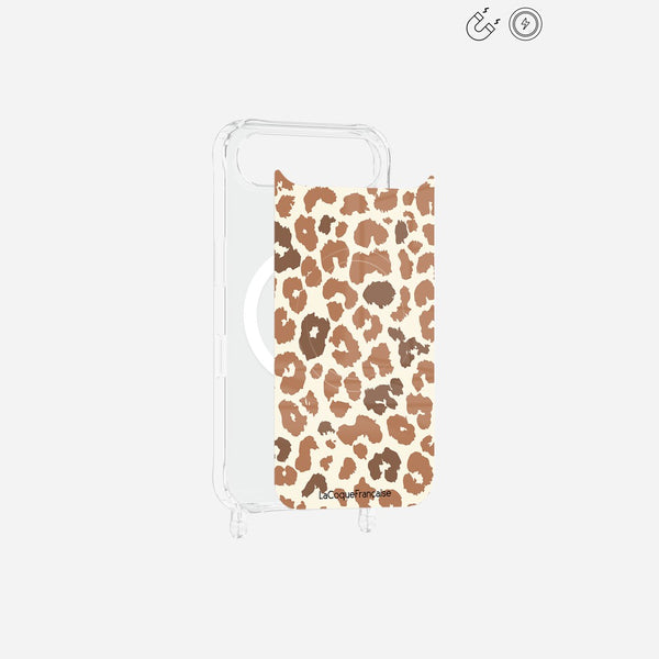 Plaque Magnetique Imprimee Leopard Marron