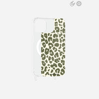 Plaque Imprimee Magnetique iPhone 14 Kaki 6.1 Pouces