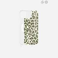 Plaque Imprimee Magnetique iPhone 14 Plus Kaki 6.7 Pouces