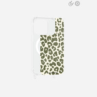 Plaque Imprimee Magnetique iPhone 14 Pro Kaki 6.1 Pouces