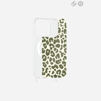 Plaque Imprimee Magnetique iPhone 15 Pro Kaki 6.1 Pouces