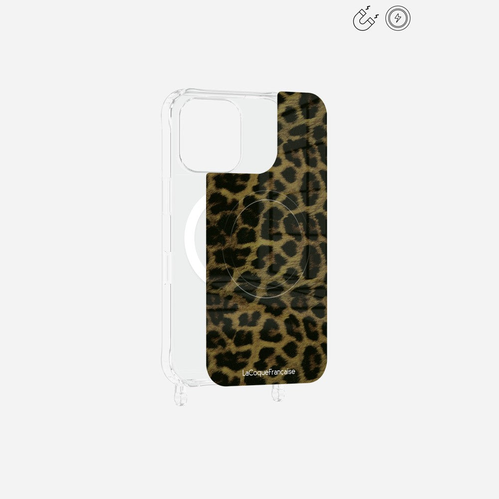Plaque Magnetique Imprimee Leopard Kaki Et Noir
