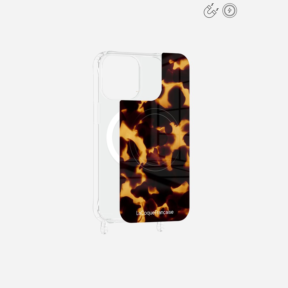 Plaque Imprimee Magnetique iPhone 14 Pro Max Noir 6.7 Pouces