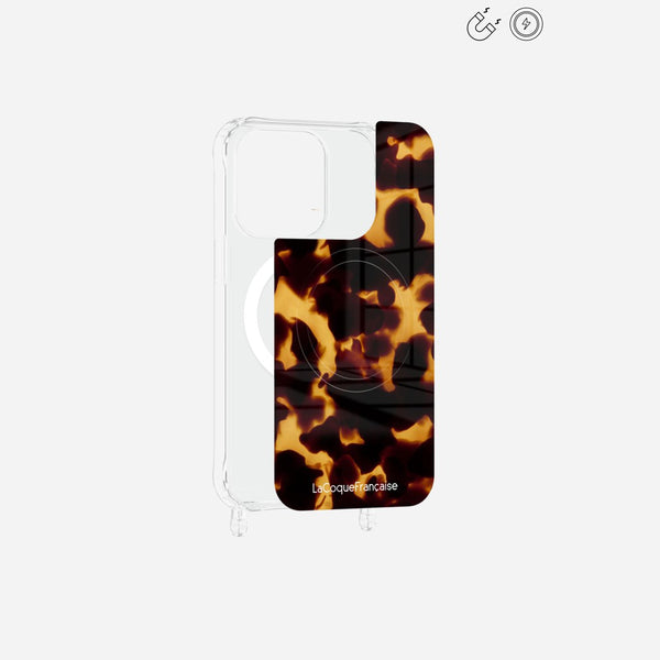 Plaque Imprimee Magnetique iPhone 14 Pro Noir 6.1 Pouces