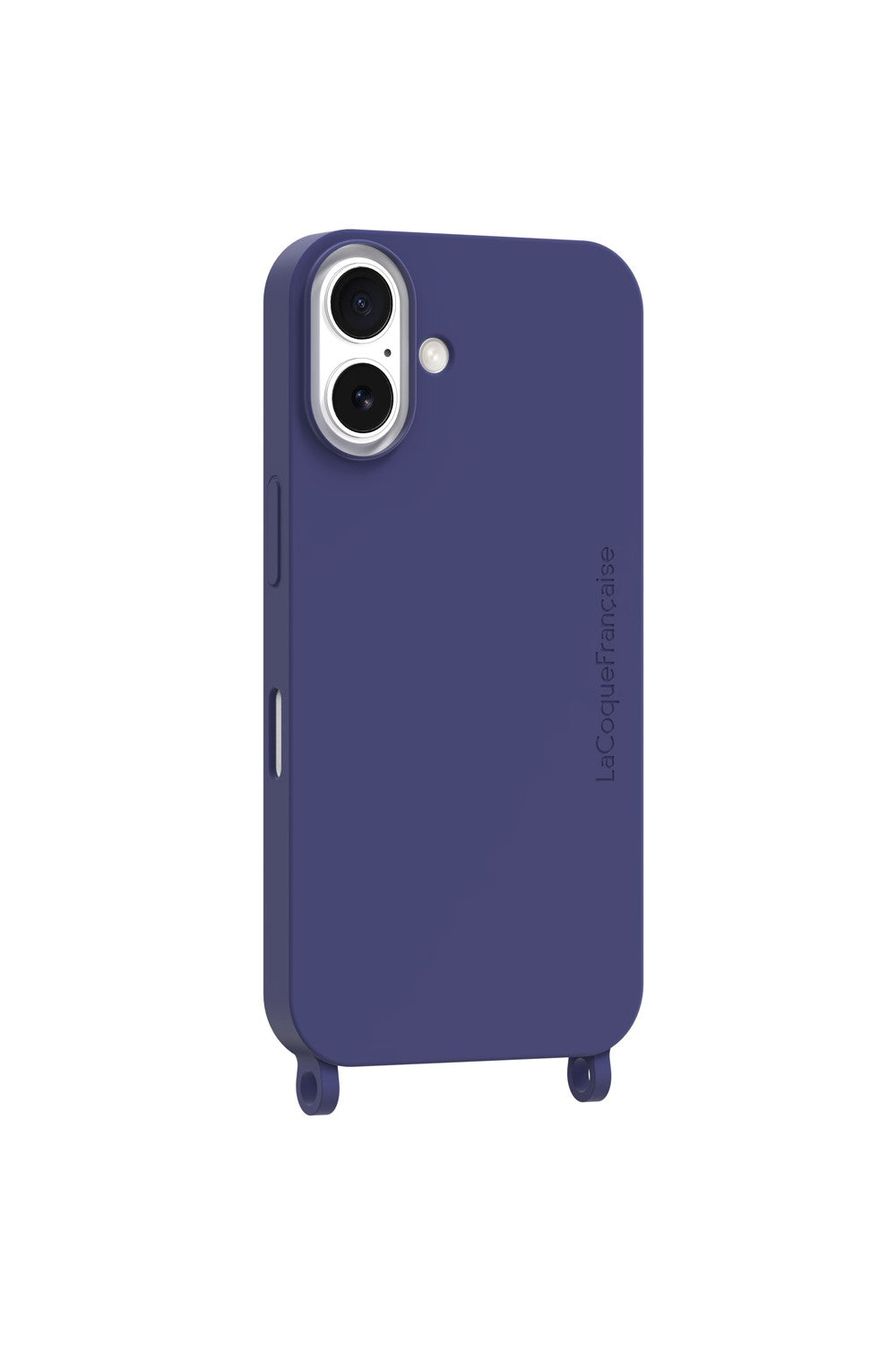 Coque Anneaux Soft Touch Bleu
