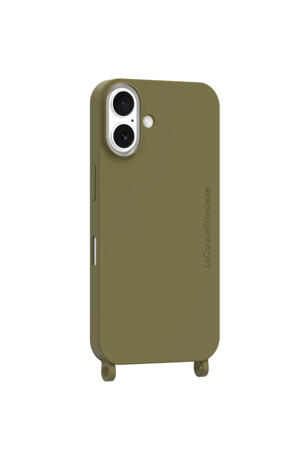 Coque Anneaux Soft Touch Kaki