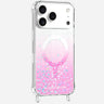 Coque Anneaux Paillettes Magsafe Rose - 4