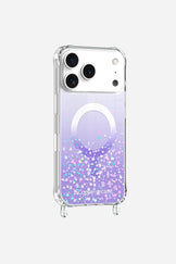 Coque Anneaux Paillettes Magsafe Violet - 4