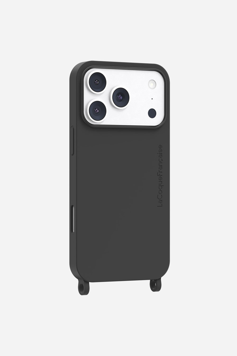 Coque Anneaux Soft Touch Noir