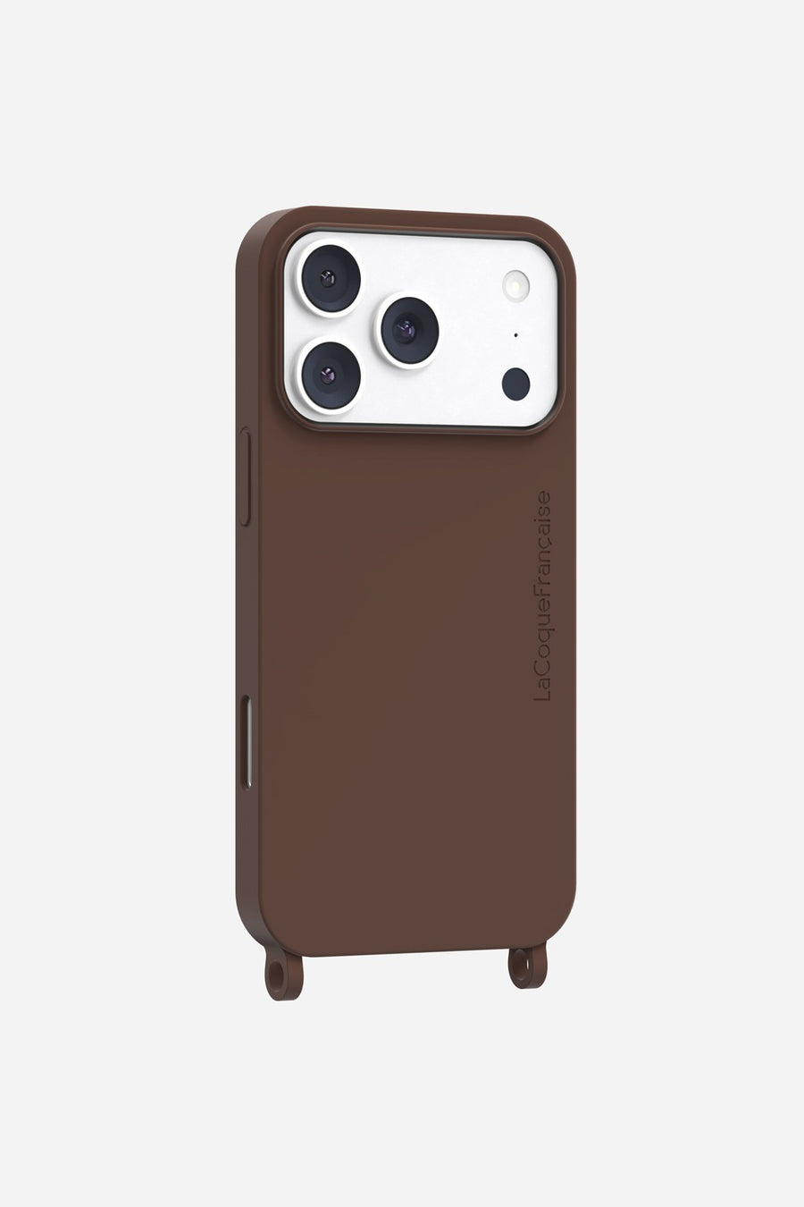 Coque Anneaux Soft Touch Marron - 4
