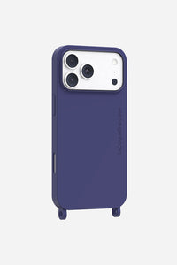 Coque Anneaux Soft Touch Bleu