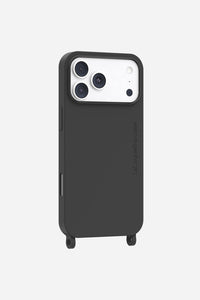 Coque Anneaux Soft Touch Noir