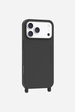 Coque Anneaux Soft Touch Noir