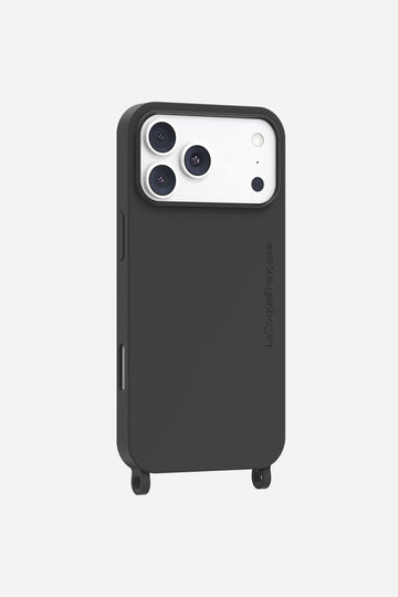 Coque Anneaux Soft Touch Noir - 4