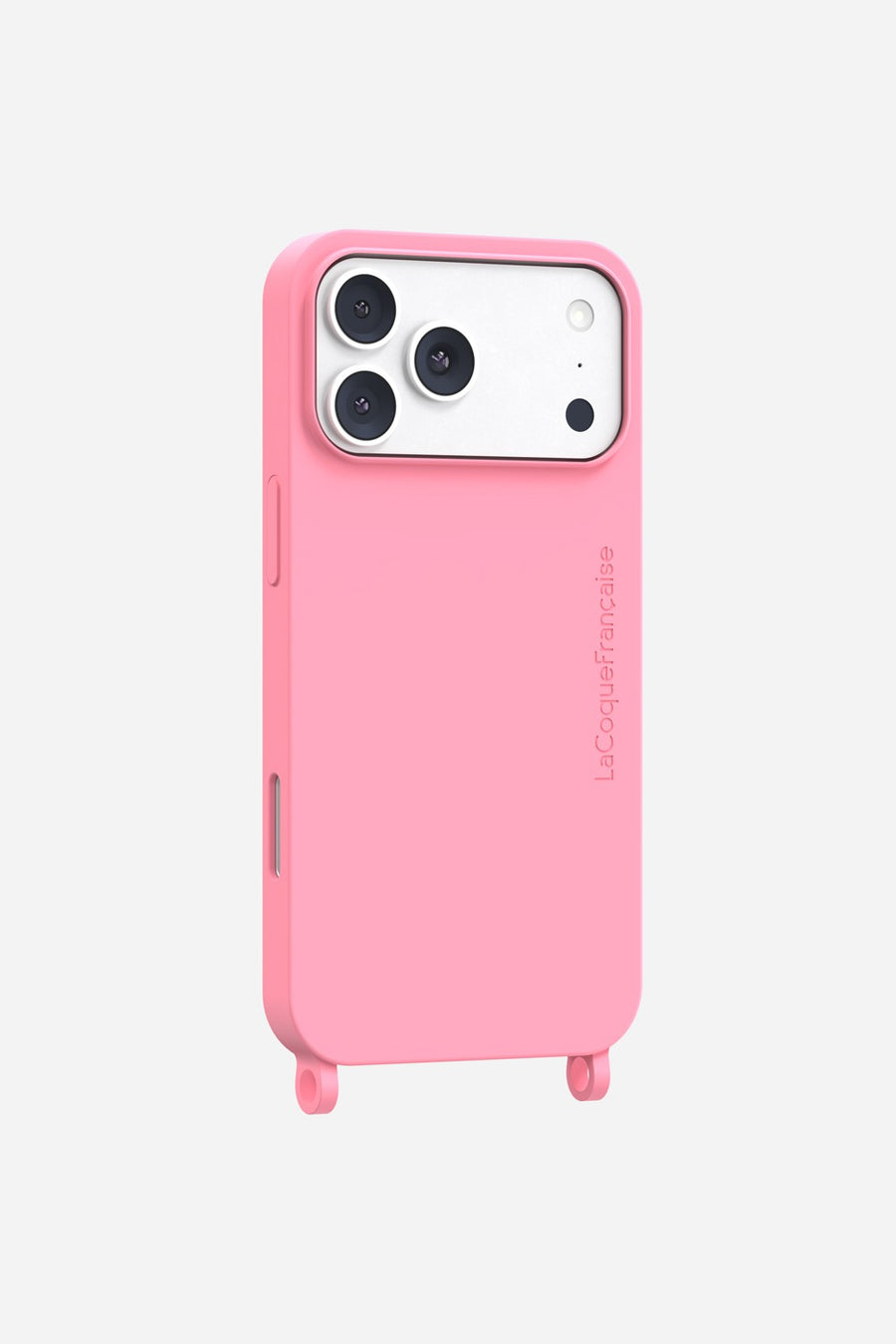Coque Anneaux Soft Touch Rose - 4