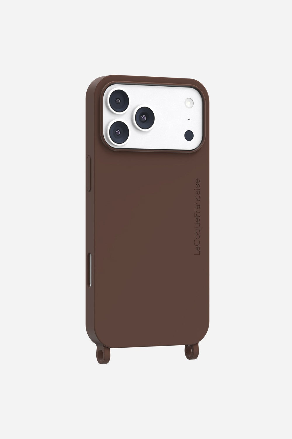 Coque Anneaux Soft Touch Marron - 3