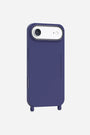 Coque Anneaux Soft Touch Bleu