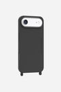 Coque Anneaux Soft Touch Noir