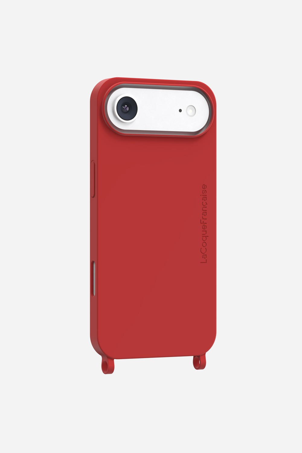 Coque Anneaux Soft Touch Rouge - 3