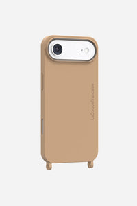 Coque Anneaux Soft Touch Beige