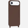 Coque Anneaux Soft Touch Marron