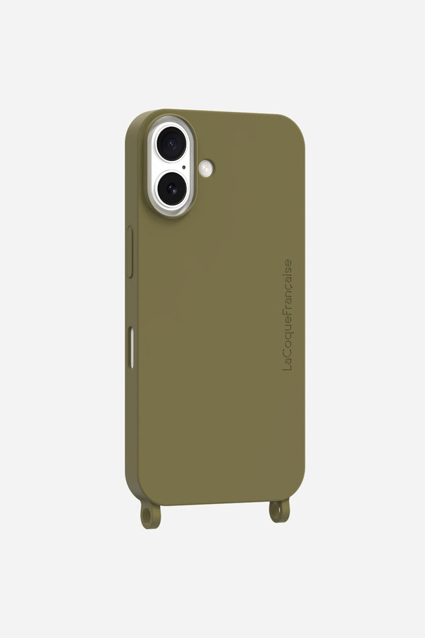 Coque Anneaux Soft Touch Kaki - 6