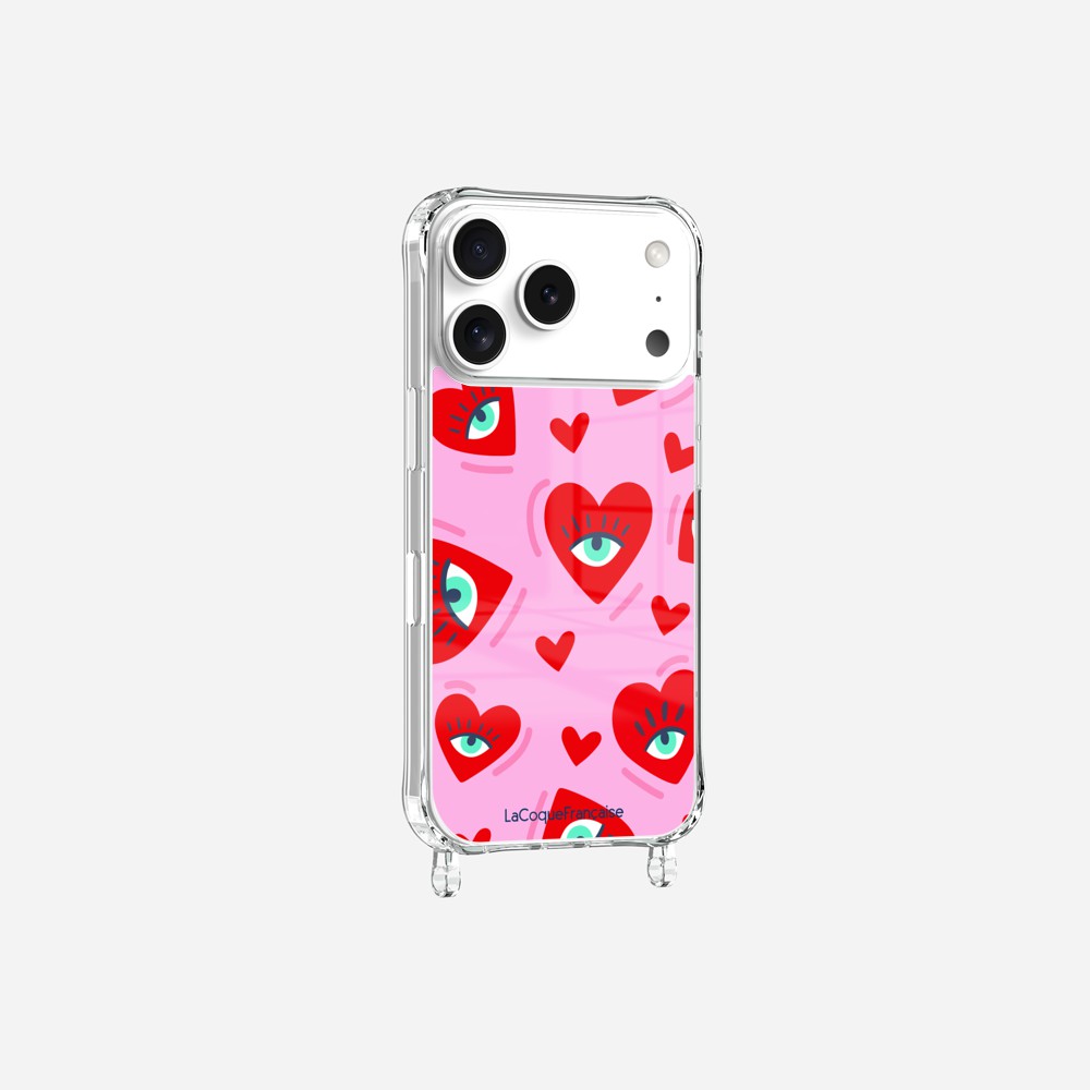 Coque Anneaux Imprimee Yeux D'amour