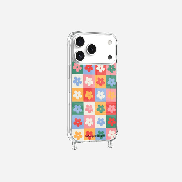 Coque Anneaux Imprimee Flower Power