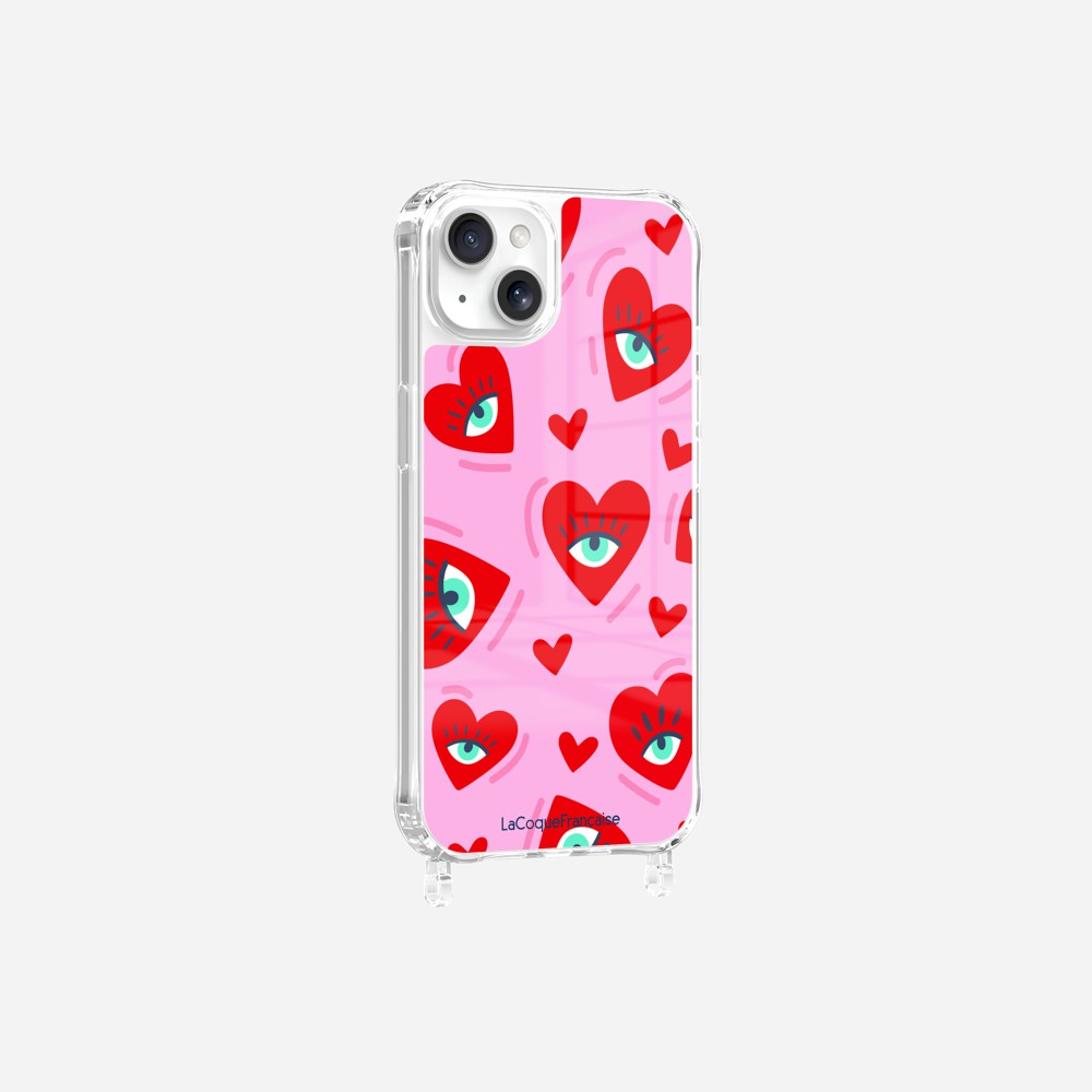 Coque Anneaux Imprimee Yeux D'amour