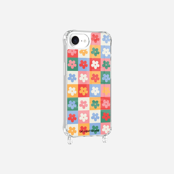 Coque Anneaux Imprimee Flower Power