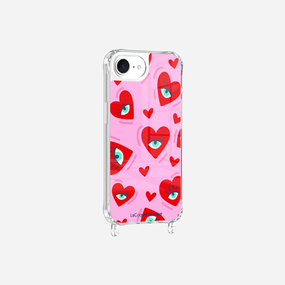 Coque Anneaux Imprimee Yeux D'amour