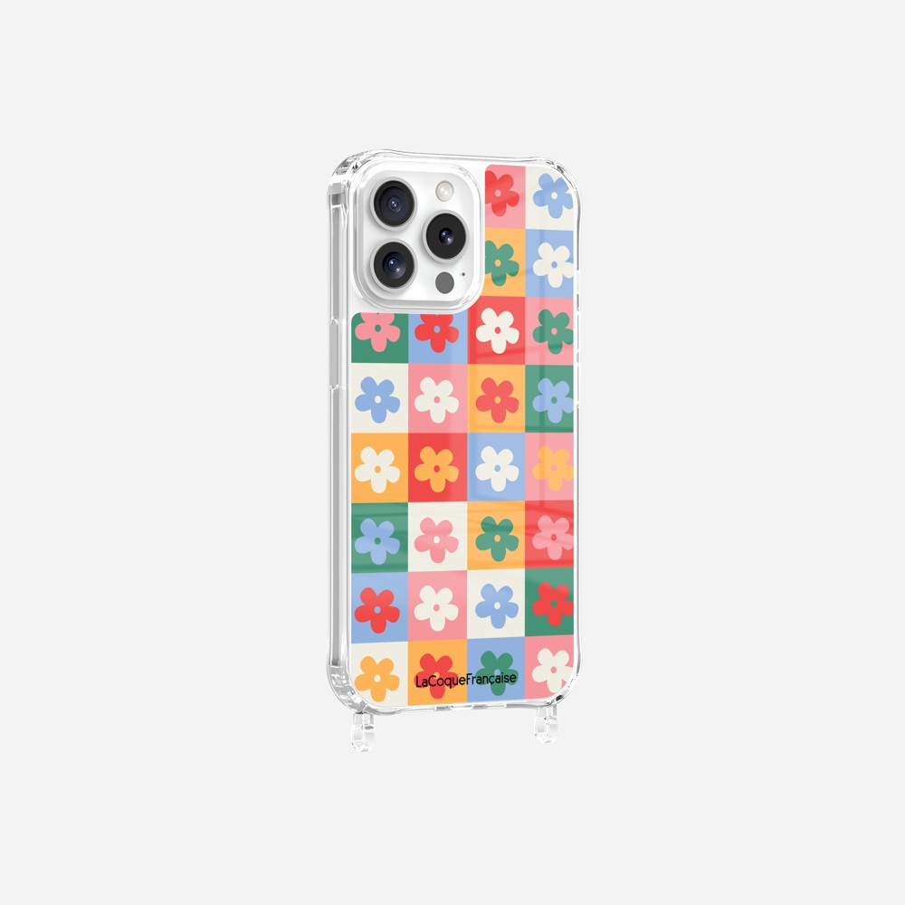 Coque Anneaux Imprimee Flower Power