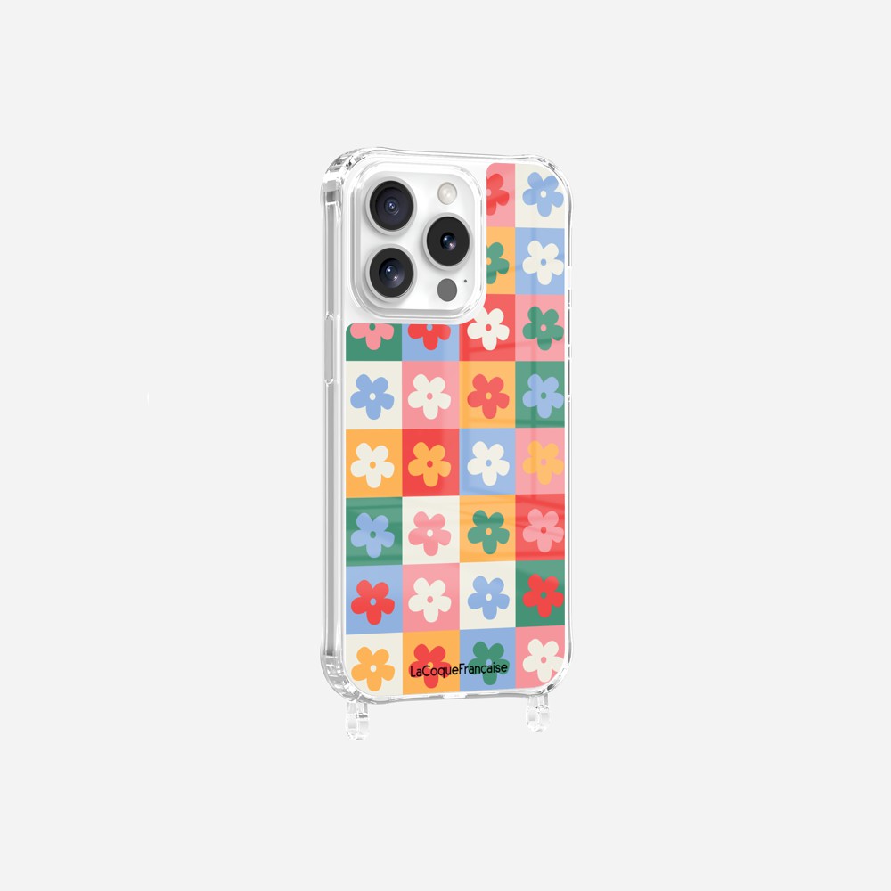 Coque Anneaux Imprimee Flower Power