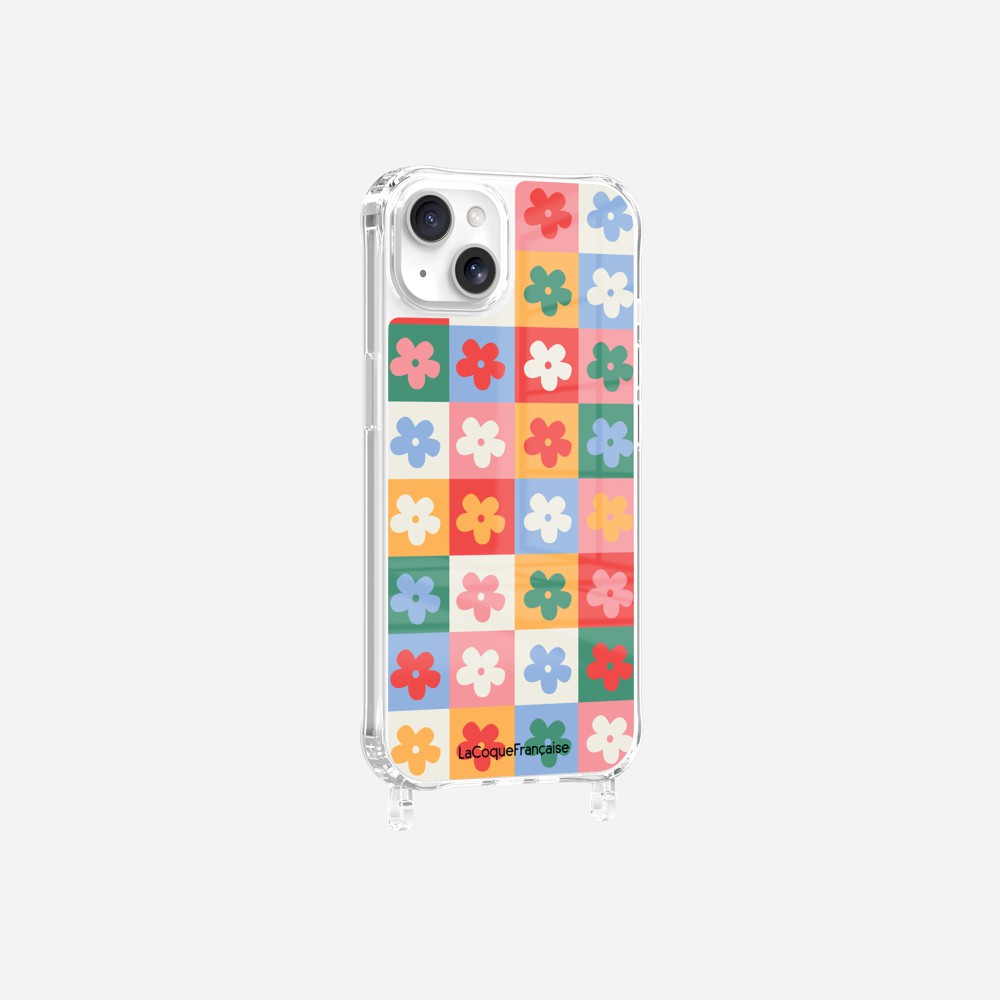 Coque Anneaux Imprimee Flower Power