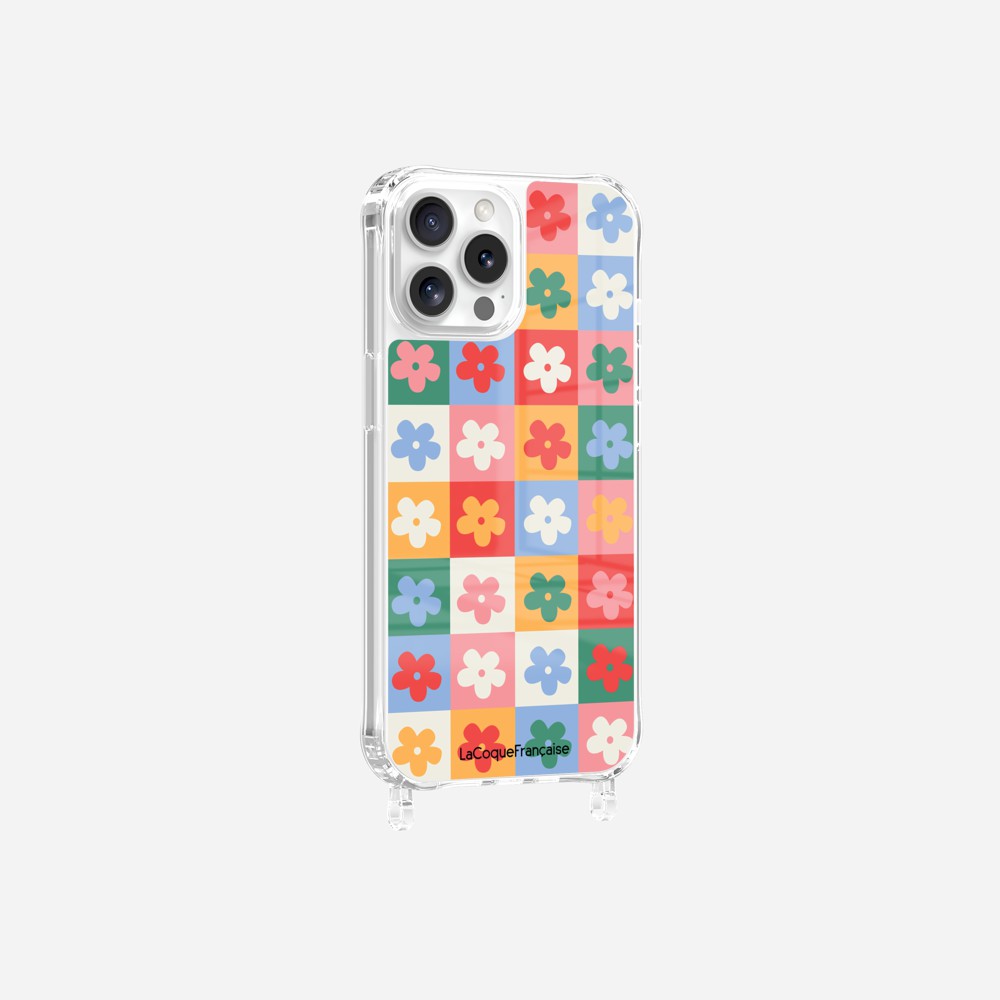 Coque Anneaux Imprimee Flower Power