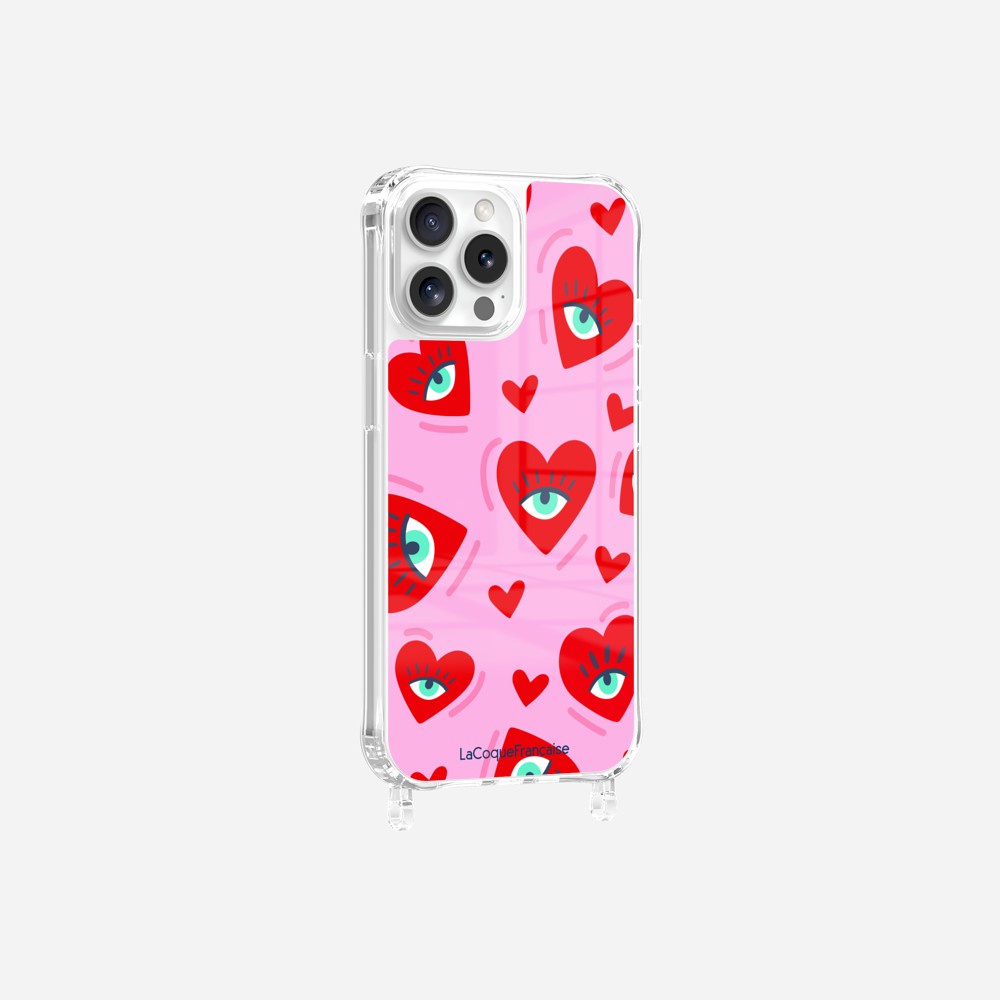 Coque Anneaux Imprimee Yeux D'amour