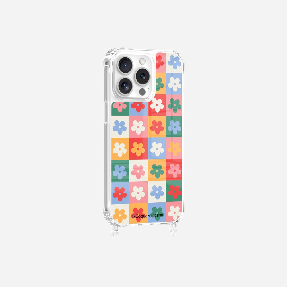 Coque Anneaux Imprimee Flower Power