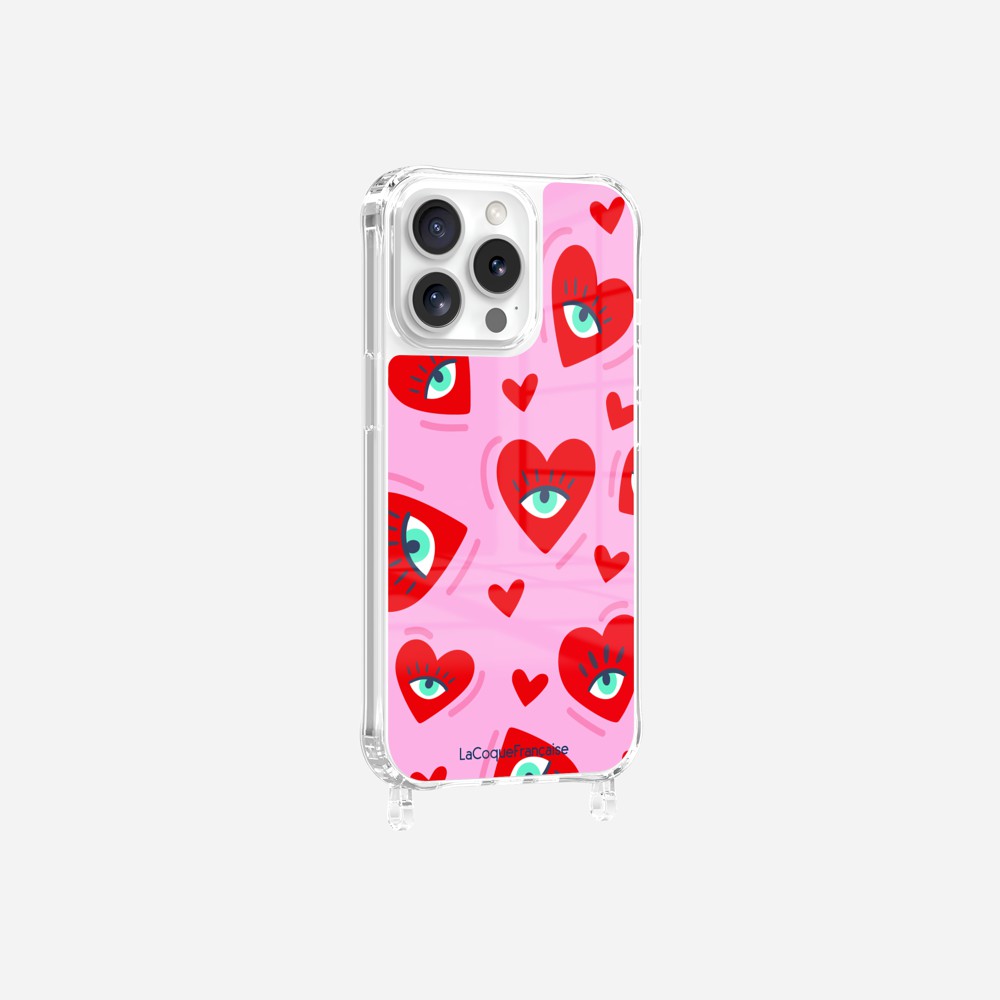 Coque Anneaux Imprimee Yeux D'amour
