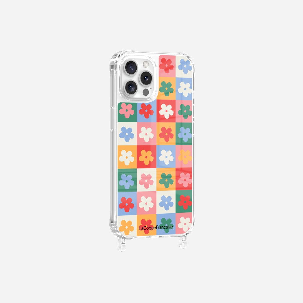 Coque Anneaux Imprimee Flower Power