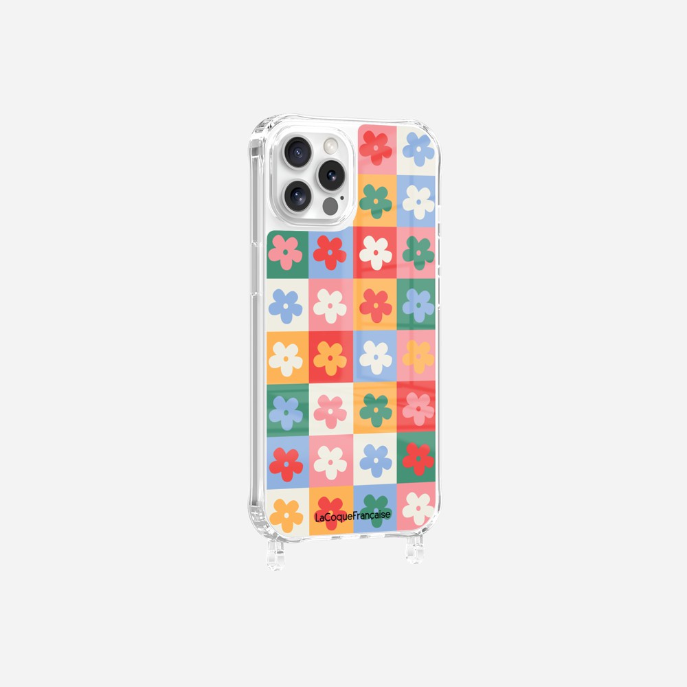 Coque Anneaux Imprimee Flower Power
