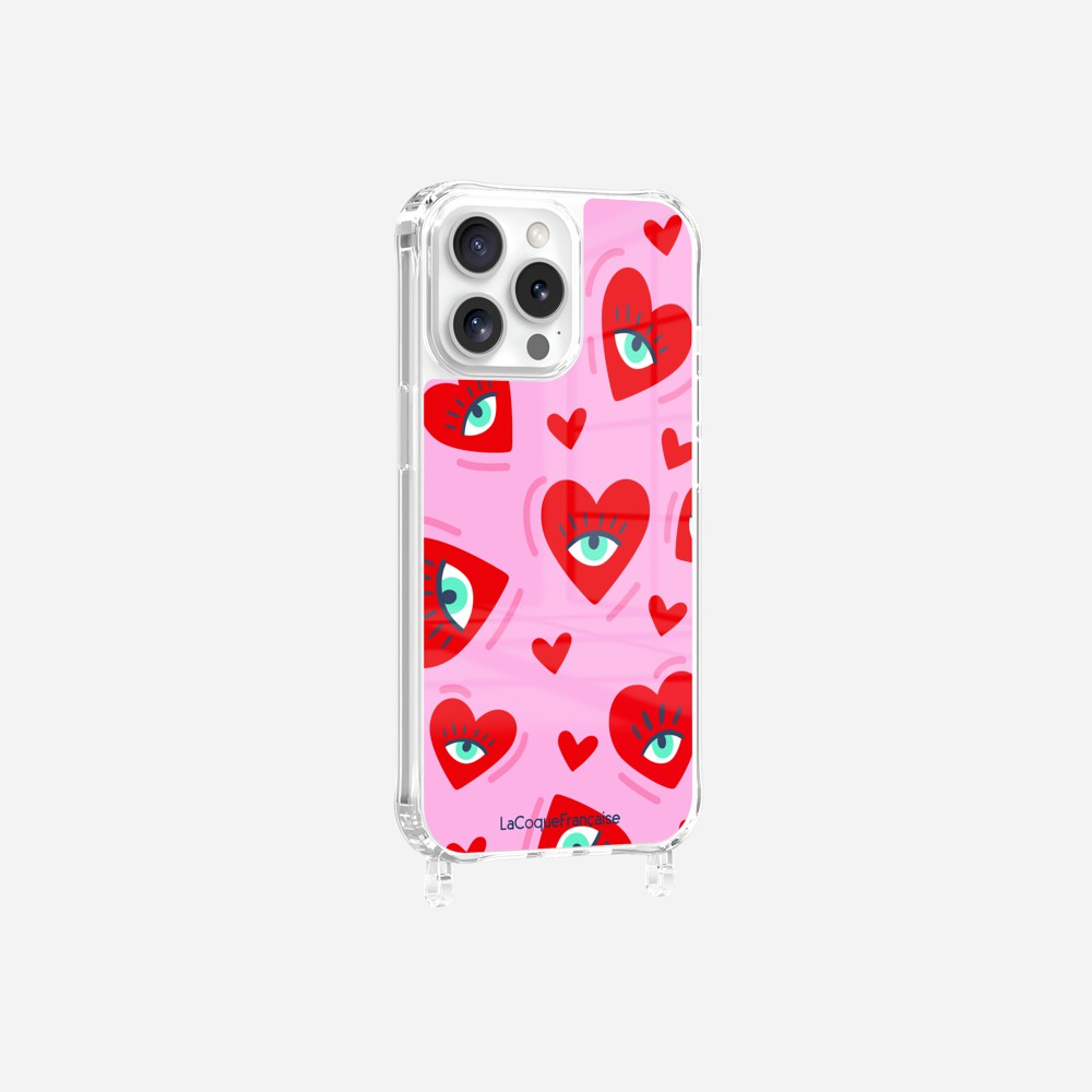 Coque Anneaux Imprimee Yeux D'amour